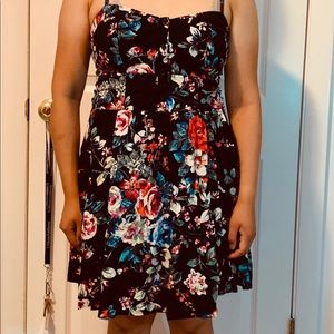 Flower print dress